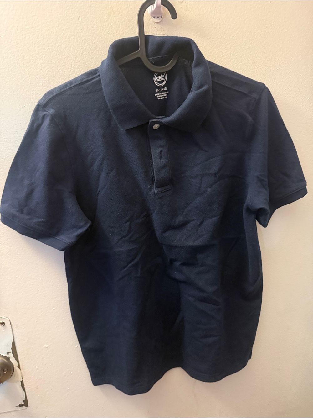Classic Navy Youth Polo Shirt - Unbranded